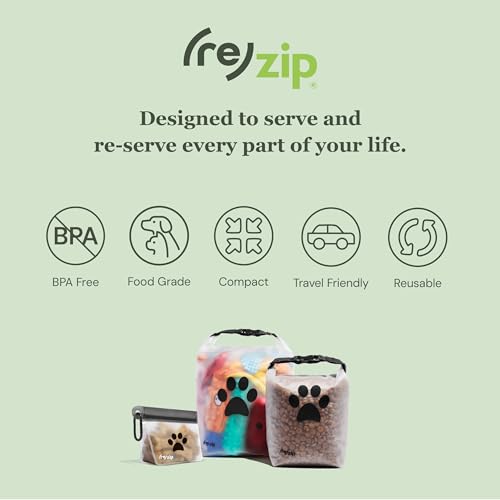 (re) zip Collapsible Dog Food Storage Bag & Feeding/Water - Image 6