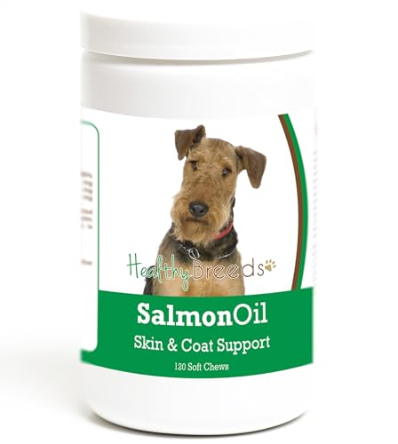 Healthy Breeds Airedale Terrier Salmon Oil Soft Chews 120 Count