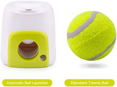 Zerodis Snack, Interactive Dog Ball Thrower Indoor Outdoor Toy for Small to Large Dogs (Green)