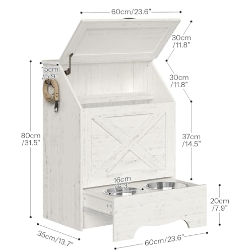 HOOBRO Dog Feeding Station with Sliding Drawer and 2 - Image 7