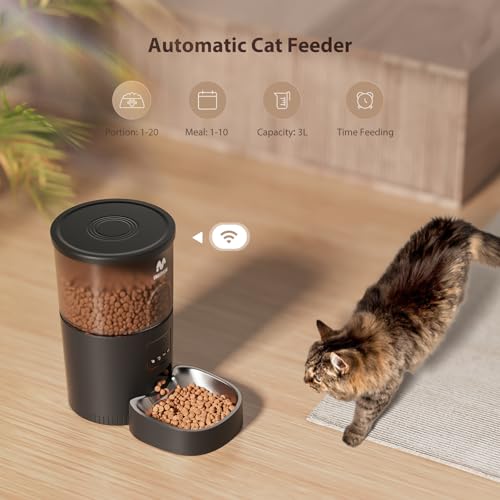 IMIPAW Automatic Cat Feeder, 5G WiFi Food Dispenser | Smart Feeding Sy - Image 6