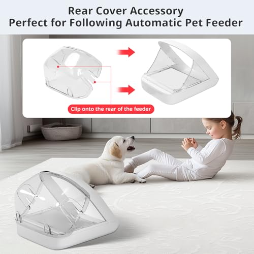 Rear Cover for Automatic Microchip Cat Pet Feeder | Pet Essentials - Image 5