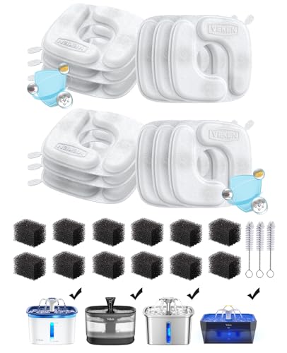 Veken Cat Water Fountain Filters, F1 Series - Image 2