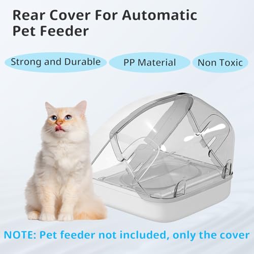 Rear Cover for Automatic Microchip Cat Pet Feeder | Pet Essentials - Image 4