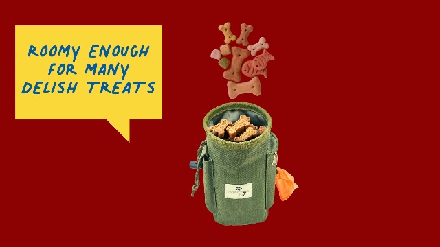 INSPECTOR TAIL Dog Treat Pouch for Training, Drawstr | Pet Essentials - Image 8