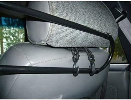 The Original Zookeeper Vehicle Pet Barrier: Adjustable Universal for Cars, Trucks, SUVs - Moves with Your Vehicle Seats. Tilt. Slide. Recline. Easy Install - Strong Metal Tubing Gate Divider