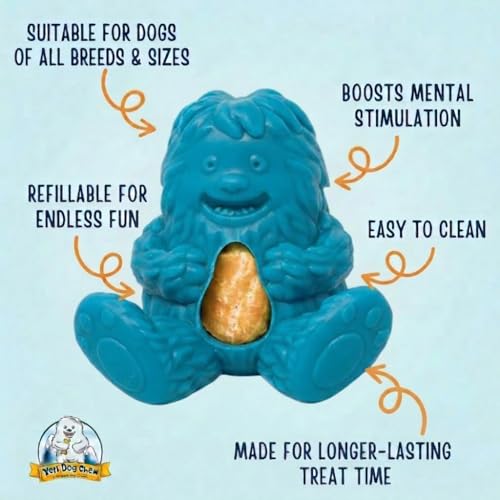 Yeti Puff & Play Interactive Dog Toy, Nugget Treat D - Image 6