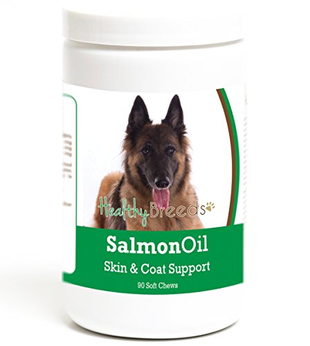 Healthy Breeds Belgian Tervuren Salmon Oil Soft Chews 90 Count