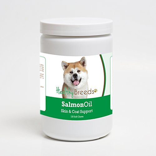 Healthy Breeds Akita Salmon Oil Soft Chews 120 Count