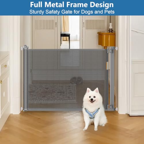 Retractable Dog Gate, 29-42" No Drilling Pressure Mounted - Image 7