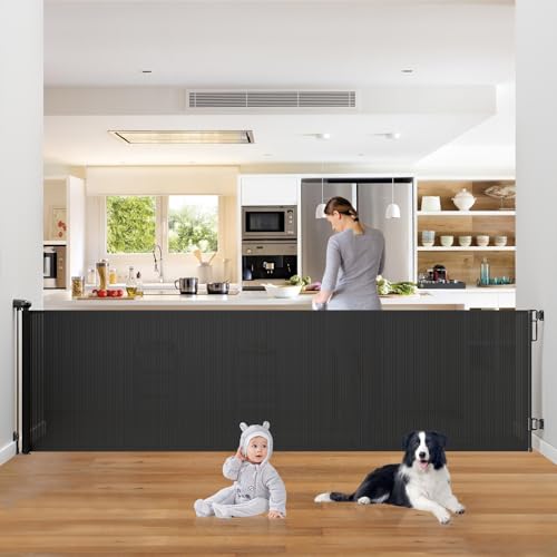PRObebi Retractable Baby & Dog Gate - Extends to 110" | Pet Essentials - Image 2