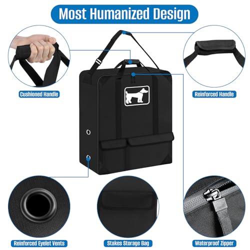 SIRUITON Thick 600D Dog Playpen Storage Bag Fits 24" H 8 - Image 5