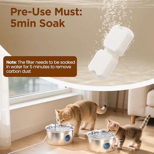 Cat Water Fountain Filter: 12 Cat Fountain Filter Replacement - Image 3