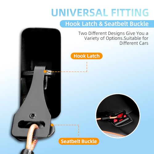 3-in-1 Dog Car Seat Belt Harness - Chew-Proof Steel | Pet Essentials - Image 4