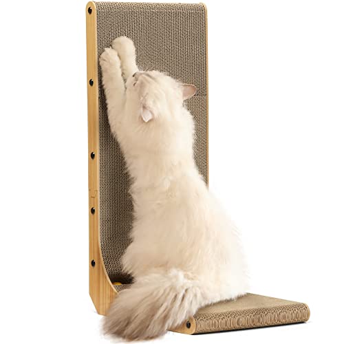 L-shaped cat scratcher for indoor cats - image 2