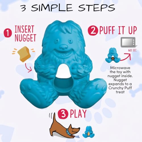Yeti Puff & Play Interactive Dog Toy, Nugget Treat D - Image 5