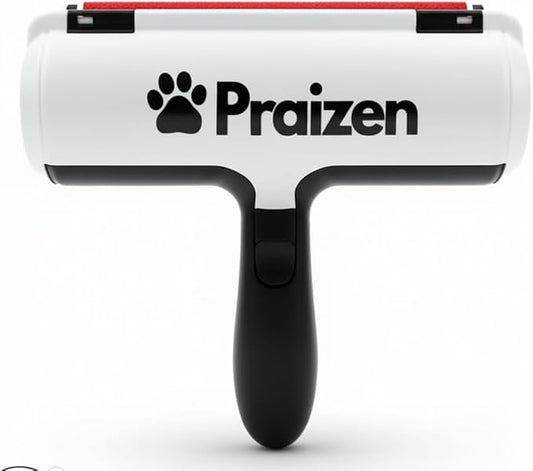 Reusable Pet Hair Remover Roller – Premium Black & White Lint and Fur Cleaner for Cat & Dog Owners, Ideal for Furniture, Rugs, Bedding, Upholstery, Stairs, Car Interiors & Household Surfaces