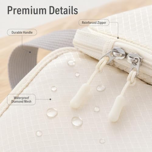 8 Set Packing Cubes for Travel with Shoe & Dirty Clo | Travel Essentia - Image 5