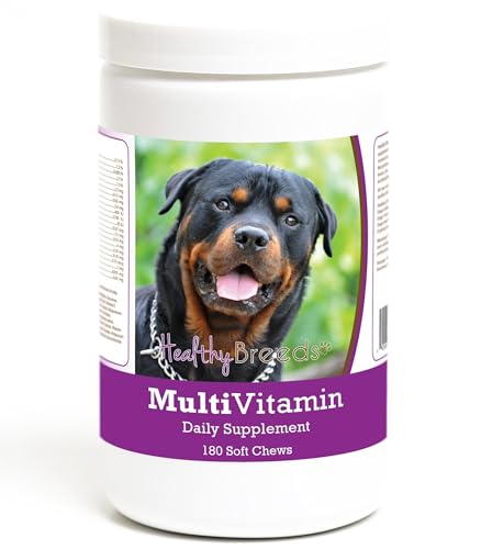 Healthy Breeds Rottweiler Multivitamin Soft Chew for Dogs 180 Count