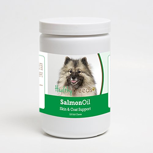 Healthy Breeds Keeshonden Salmon Oil Soft Chews 120 Count