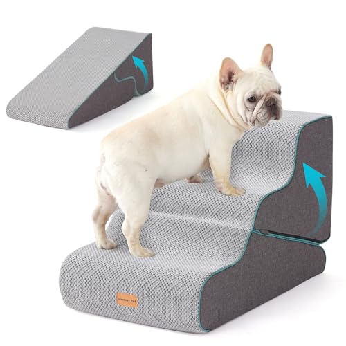 Gardner Pet Dog Stairs for Small Dogs 16.5" H, 2 in 1 | Pet Essentials - Image 2