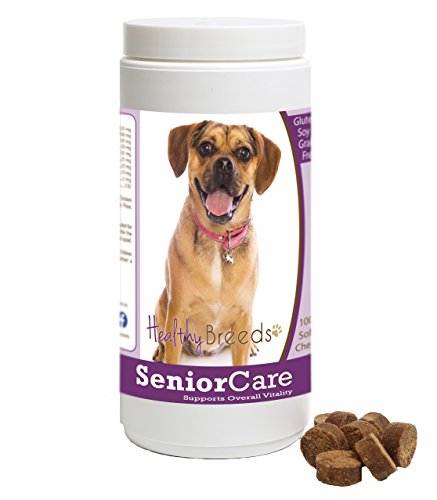 Healthy Breeds Puggle Senior Dog Care Soft Chews 100 Count
