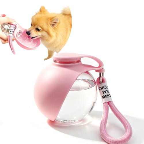 Dog Water Bottle Portable, 2in1 Round Dog Water Bowl | Travel Essentia - Image 2