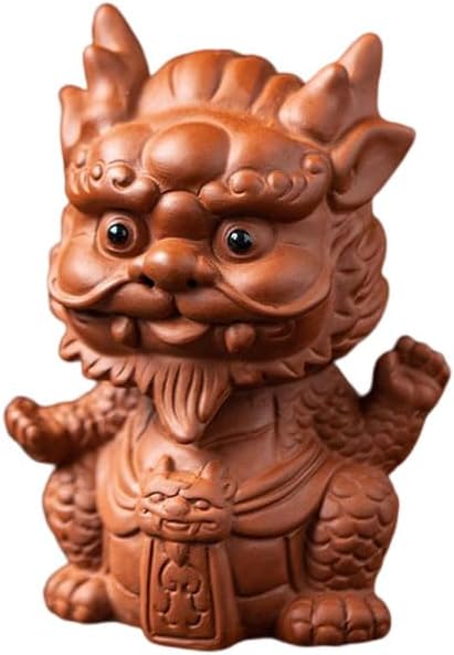 Shimao Zisha Dragon Tea Pet, Ceramic, Handmade Purple Clay, Kung Fu Decor