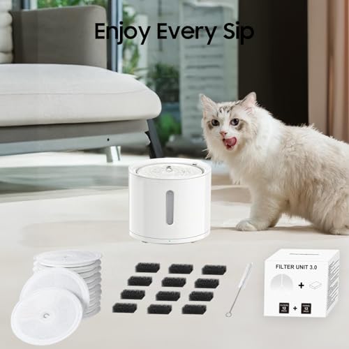 12 PCS Upgraded Filter Unit 3.0 Pet Cat Water Fountain - Image 3