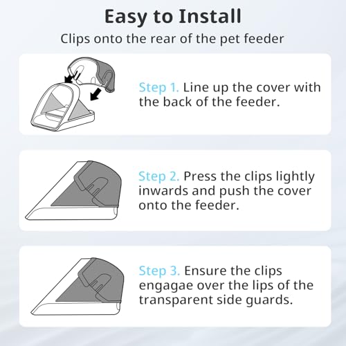 Rear Cover for Automatic Microchip Cat Pet Feeder | Pet Essentials - Image 6