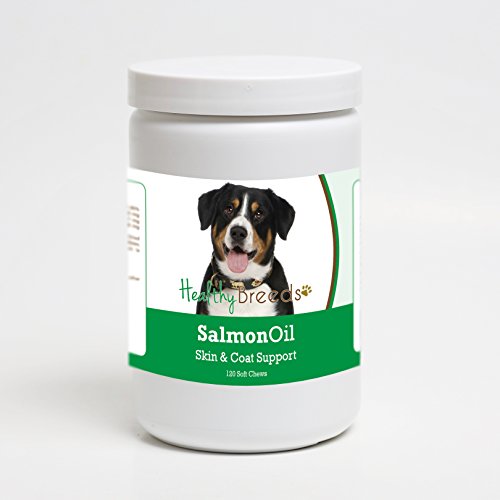 Healthy Breeds Entlebucher Mountain Dog Salmon Oil Soft Chews 120 Count