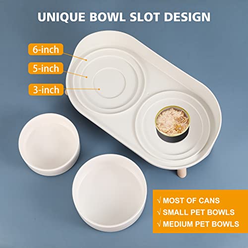 Elevated Ceramic Dog Bowl Set - Double Dog Feeding Bowls - Image 6