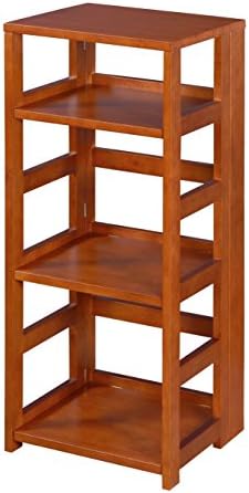 Niche Flip Flop Square Folding Bookcase, 34-inch, Cherry