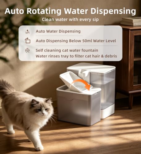 Filterless Cat Water Fountain,Wastewater Separation - Image 7