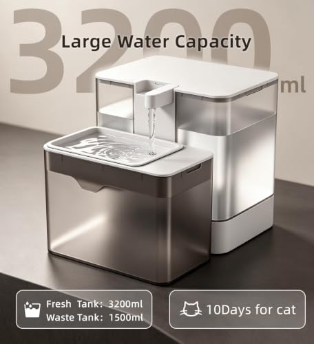 Filterless Cat Water Fountain,Wastewater Separation - Image 5