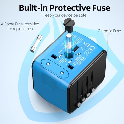 Universal Travel Adapter, 2 USB-C & 2 USB-A Ports, 2 - Image 5