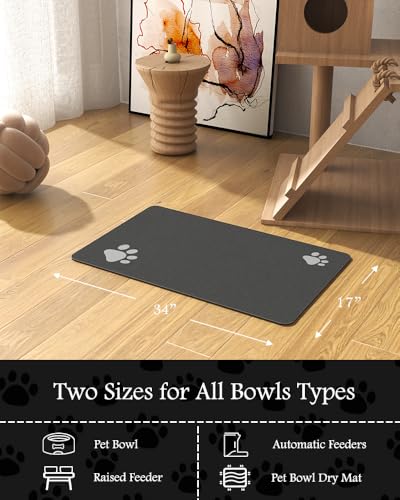 Pet Feeding Mat-Absorbent Dog Mat for Food and Water | Pet Essentials - Image 8