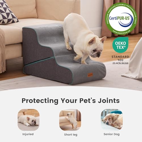 Gardner Pet Dog Stairs for Small Dogs 16.5" H, 2 in 1 | Pet Essentials - Image 6