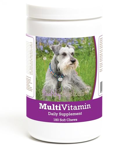 Healthy Breeds Miniature Schnauzer Multivitamin Soft Chew for Dogs 180 Count