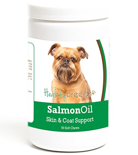 Healthy Breeds Brussels Griffon Salmon Oil Soft Chews 90 Count