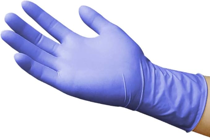 Nitrile Exam Gloves, Chemo Drug Tested, Latex-free, Powder-free, 4.3 Mil, Deep Blue