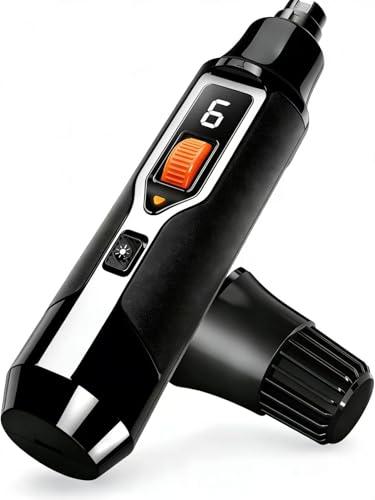 Whisper-Quiet Dog Nail Grinder, No Vibration, 16000 RPM Constant Power Dog Nail Trimmer with Dual LED Lights, 7-Speed Paw File for Anxious Pets & Large Thick Nails, Small Medium Large Dogs & Cats