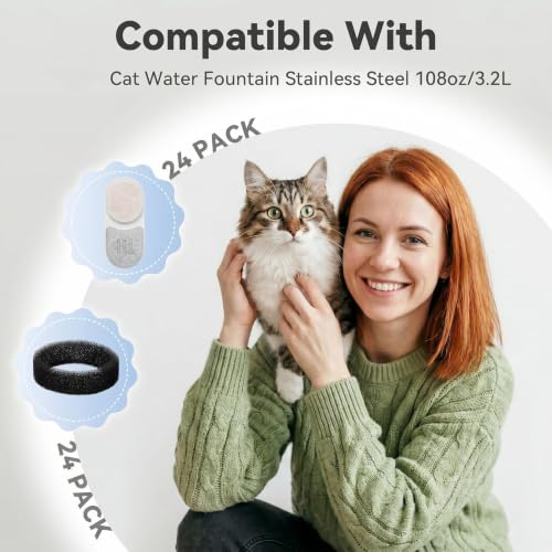 Cat Water Fountain Filter Replacement Kit, 12 Filters - Image 3
