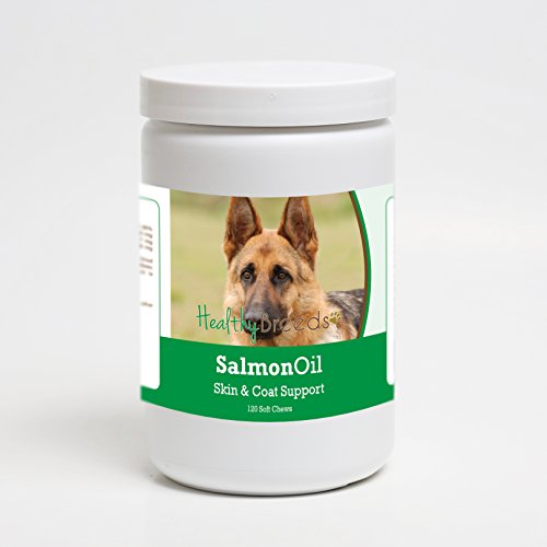 Healthy Breeds German Shepherd Salmon Oil Soft Chews 120 Count