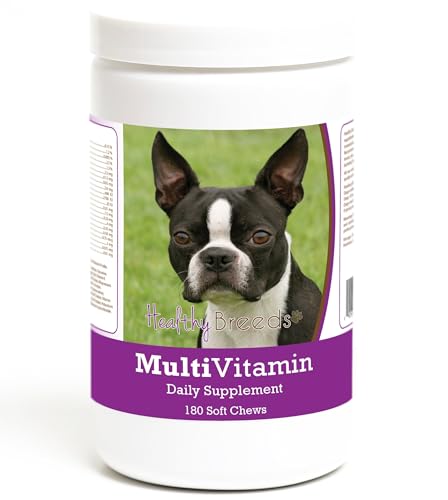 Healthy Breeds Boston Terrier Multivitamin Soft Chew for Dogs 180 Count