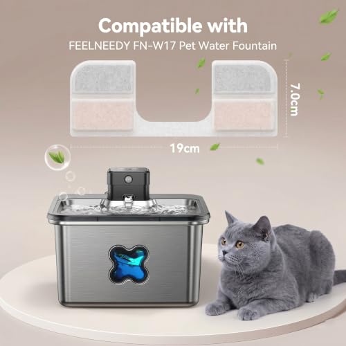 Cat Water Fountain Filter Replacement Compatible | Pet Essentials - Image 3