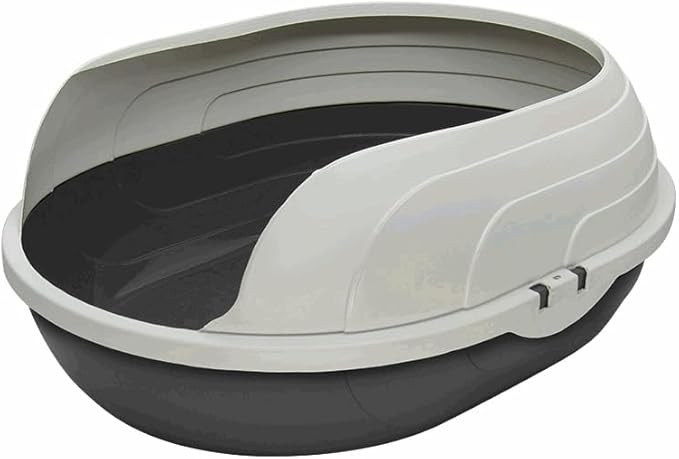 Large Cat Litter Box – High Sided Kitty Litter Pan for Cats – Durable Plastic, Easy Clean, Low Entry for Kittens and Seniors – Open Top Extra Large
