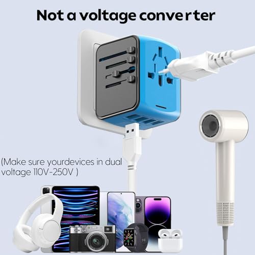 Universal Travel Adapter, 2 USB-C & 2 USB-A Ports, 2 - Image 4