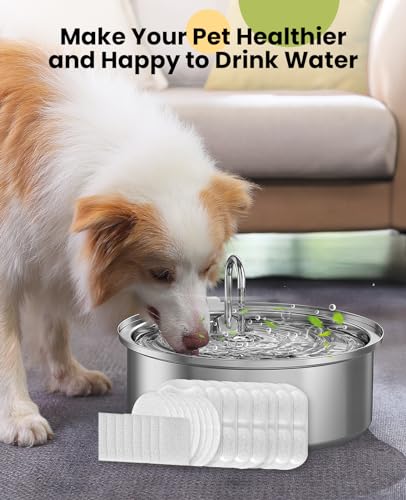 oneisall Replacement 8 Set Filters for PWF-002 7L Dog Water Fountain - Image 7