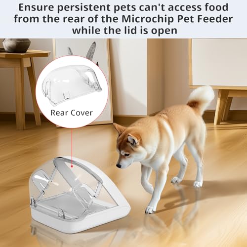 Rear Cover for Automatic Microchip Cat Pet Feeder | Pet Essentials - Image 7